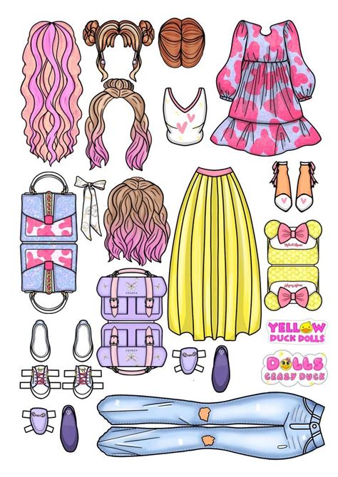 DIY Paper Doll Clothes