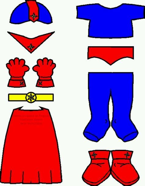 Superhero Cape Paper Doll Clothes