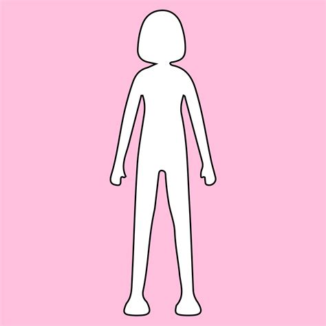 Paper Doll Cutouts Template Creativity