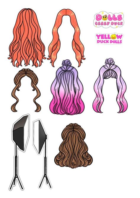 Paper Doll Hair Styles