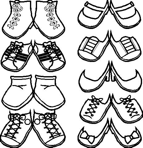 Paper Doll Shoes