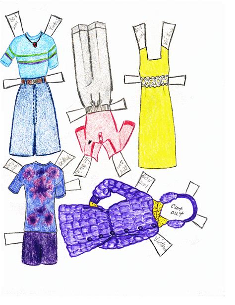 Child using their imagination with paper doll