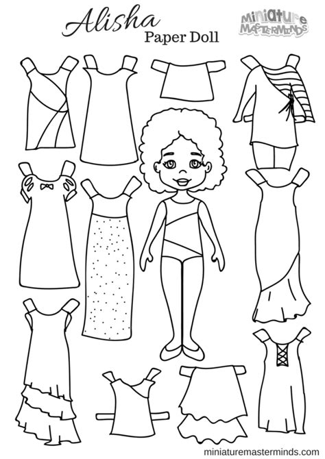 Paper Dolls Printables for Educational Use