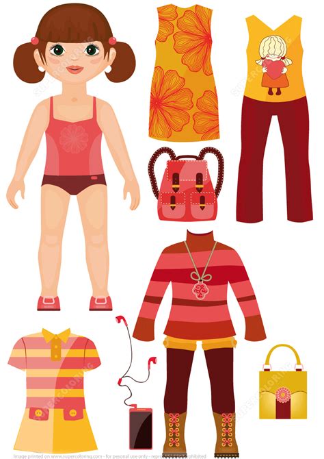 Paper Dolls Printables for Girls