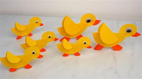 Paper duck craft ideas