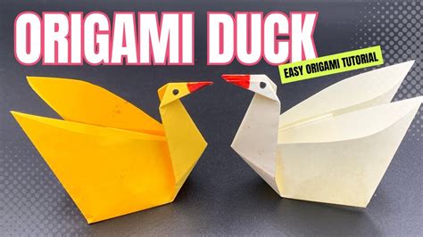 Paper Duck Template Examples