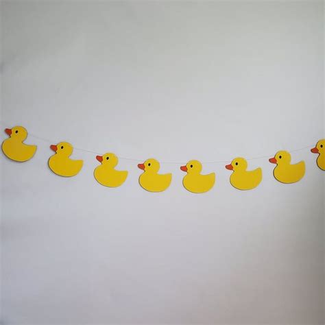 Paper Duck Garland