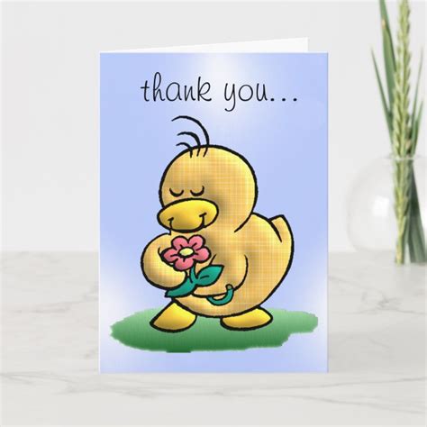 Paper Duck Thank You Cards