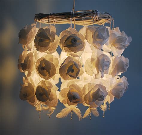 Paper Flower Chandelier