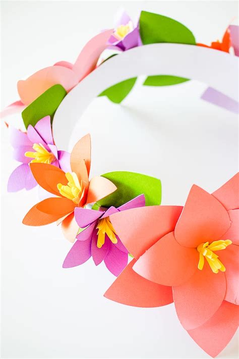 Paper Flower Crown