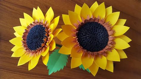 Paper Sunflowers