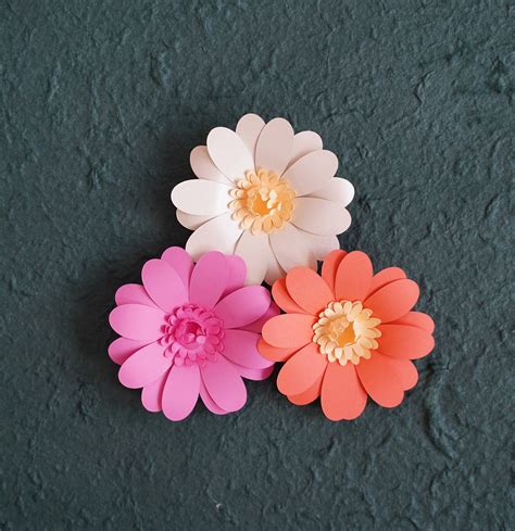 Paper Flower Template Daisy