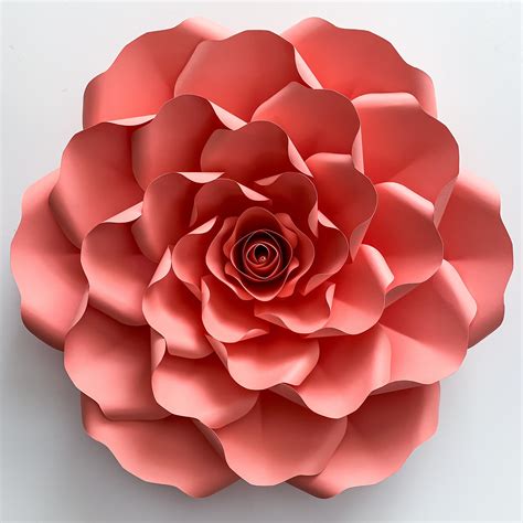 Paper flower template svg design ideas for crafting image