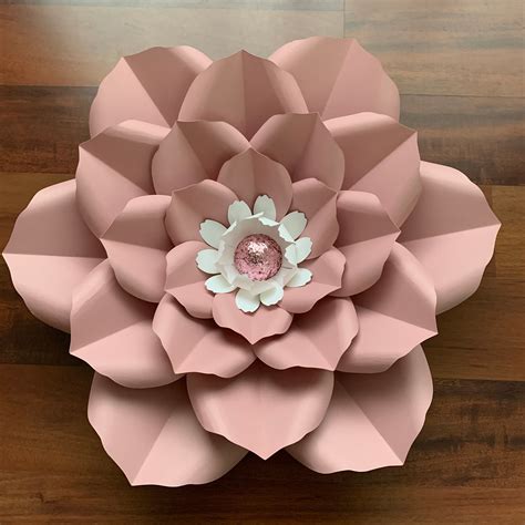 Paper flower templates for decor