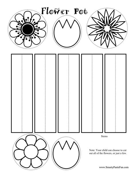 Paper Flower Templates for Spring