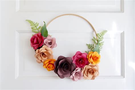 Paper Flower Wreath