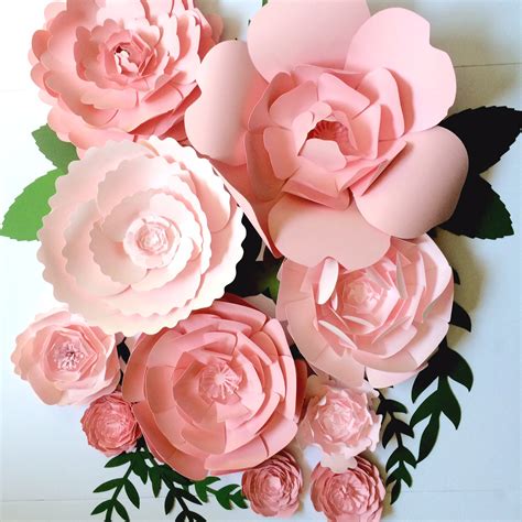 Paper flowers decorative