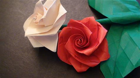 Paper flowers rose