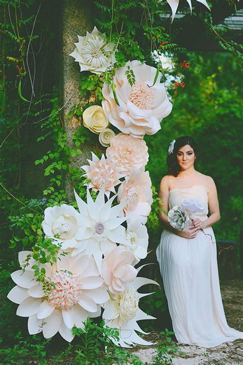 Paper Flowers Wedding Decor