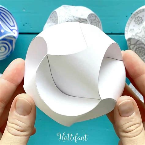 Paper Globes Template Printable