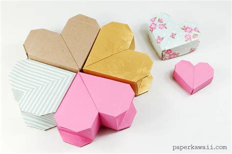 Paper Heart Box Ideas Gift