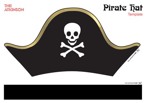 Paper Mache Pirate Hat Template