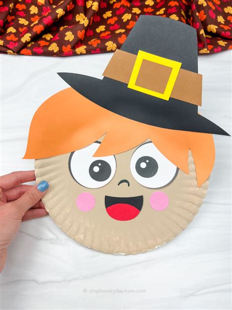 Paper Plate Pilgrim Hat