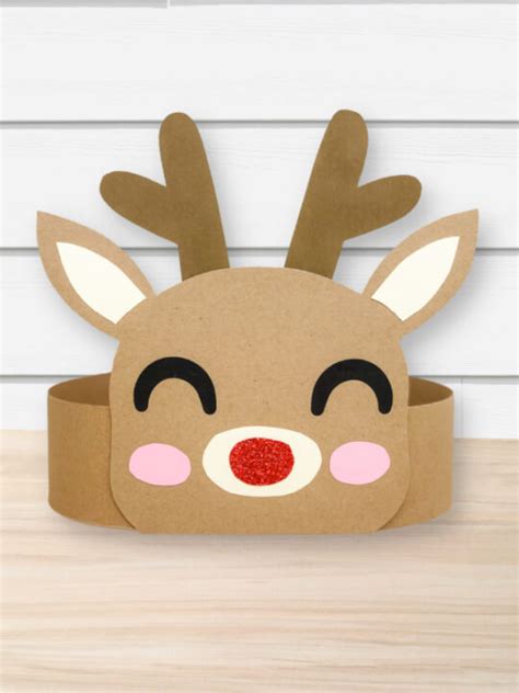 Paper Plate Reindeer Headband