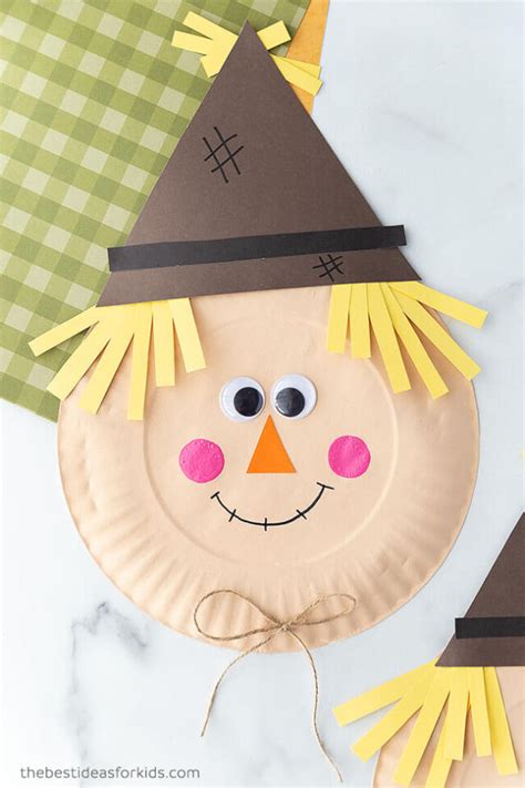 Paper Plate Scarecrow Craft Ideas