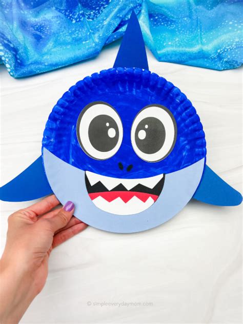 Paper Plate Shark Craft Ideas