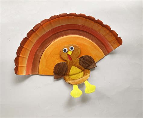 Paper Plate Turkey Template