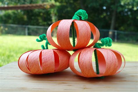 Paper Pumpkin Craft