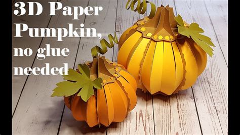 Paper Pumpkin Design