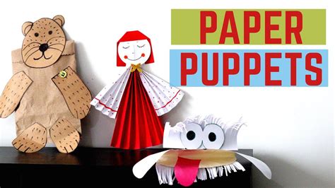 Paper Puppets for Education