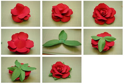 Paper Rose Assembly