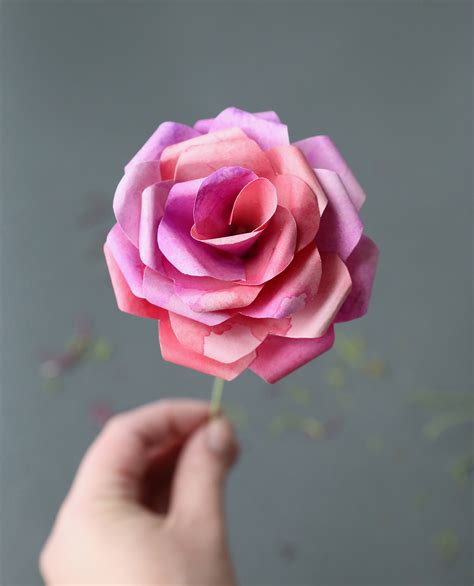 Paper Rose Template