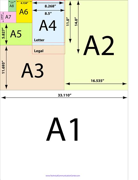 Paper Size Templates