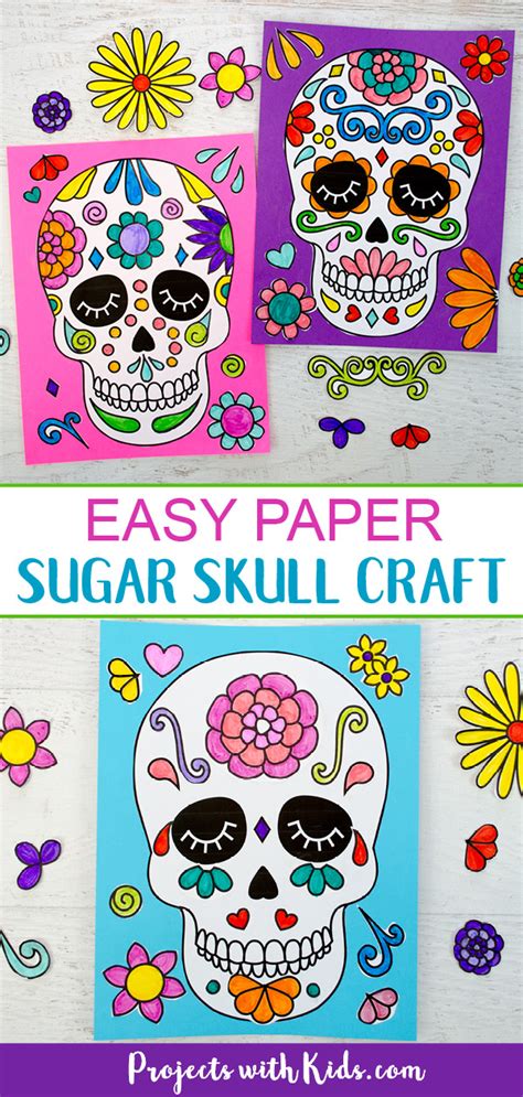 The joy of paper crafting, highlighting the creative process of making a 3D paper skull.