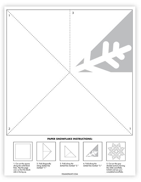 Paper Snowflake Template