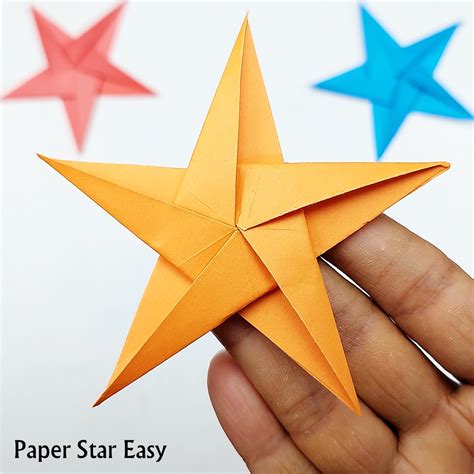 Making 3D Paper Stars for Decorations