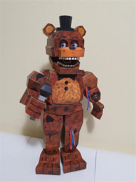 Papercraft of various FNAF characters