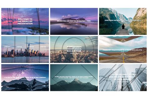 Parallax Slideshow Template