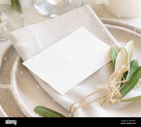 Parchment Table Place Card