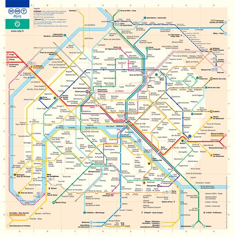 Paris Metro Map