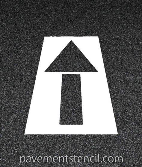 Directional arrow template