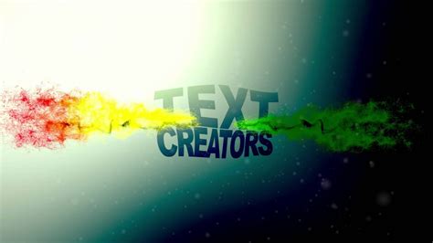 Particle Text Template 9