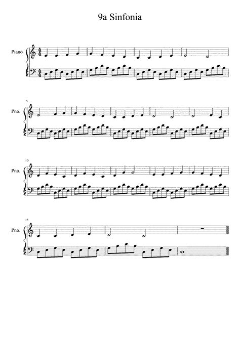 Partitura musical para música electrónica