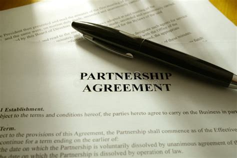 Partnership Agreement Definition