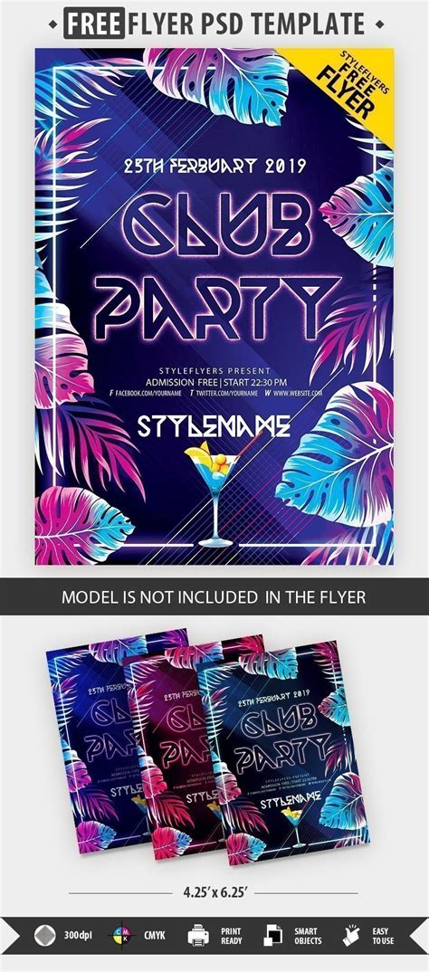 Birthday Party Flyer Template