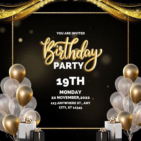 Party Invitation Design